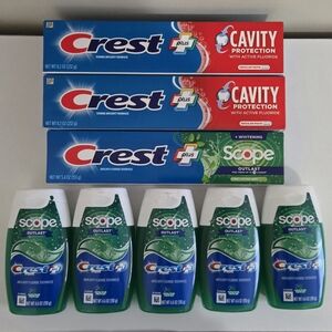 Crest Toothpaste Bundle (8 items) All Brand New